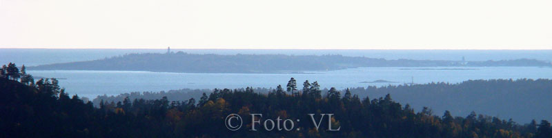 Jomfruland - sett fra Musekollen -   Foto: VL