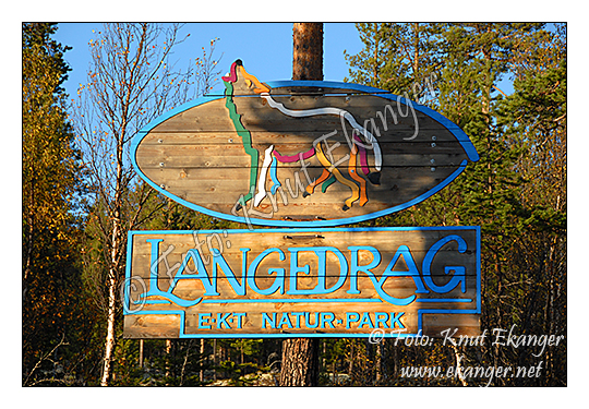 Langedrag skilt -   Foto: Knut Ekanger - www.ekanger.net