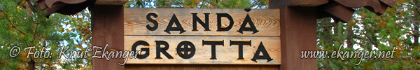 Sandgrotta - Turhistorie - Banner -   Foto: Knut Ekanger