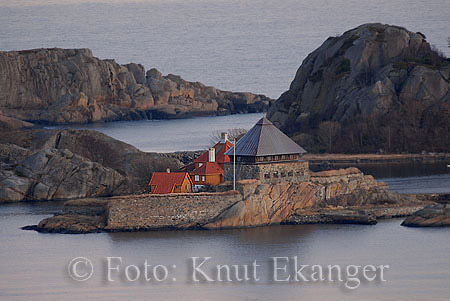 Citadellet sett fra Signalen i Stavern - flott utsiktspunkt -  Foto: Knut Ekanger